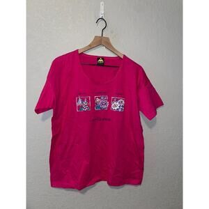 Womens Vintage Arizona Shirt Flowers Yucca Prickly Pear Saguaro Cactus 1990s